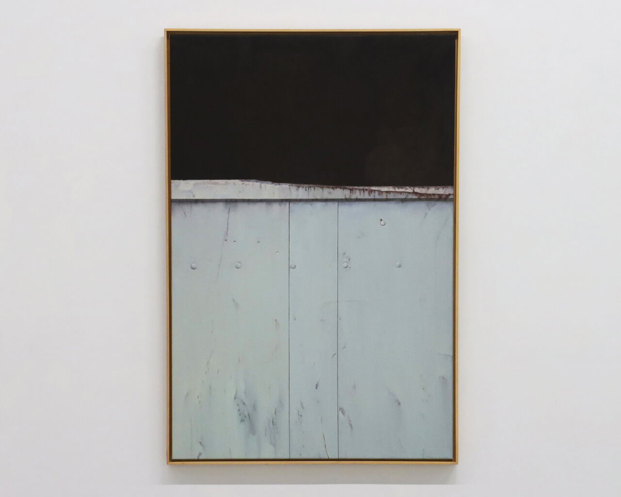 Artist Chan Kin-Chung’s 1979 work -- Composition No.46 depicts the composition of the door